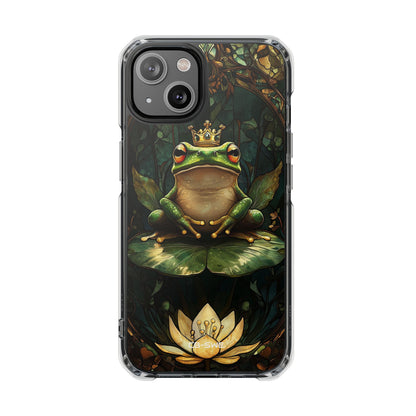 Crowned Frog Rests iPhone Case - Impact