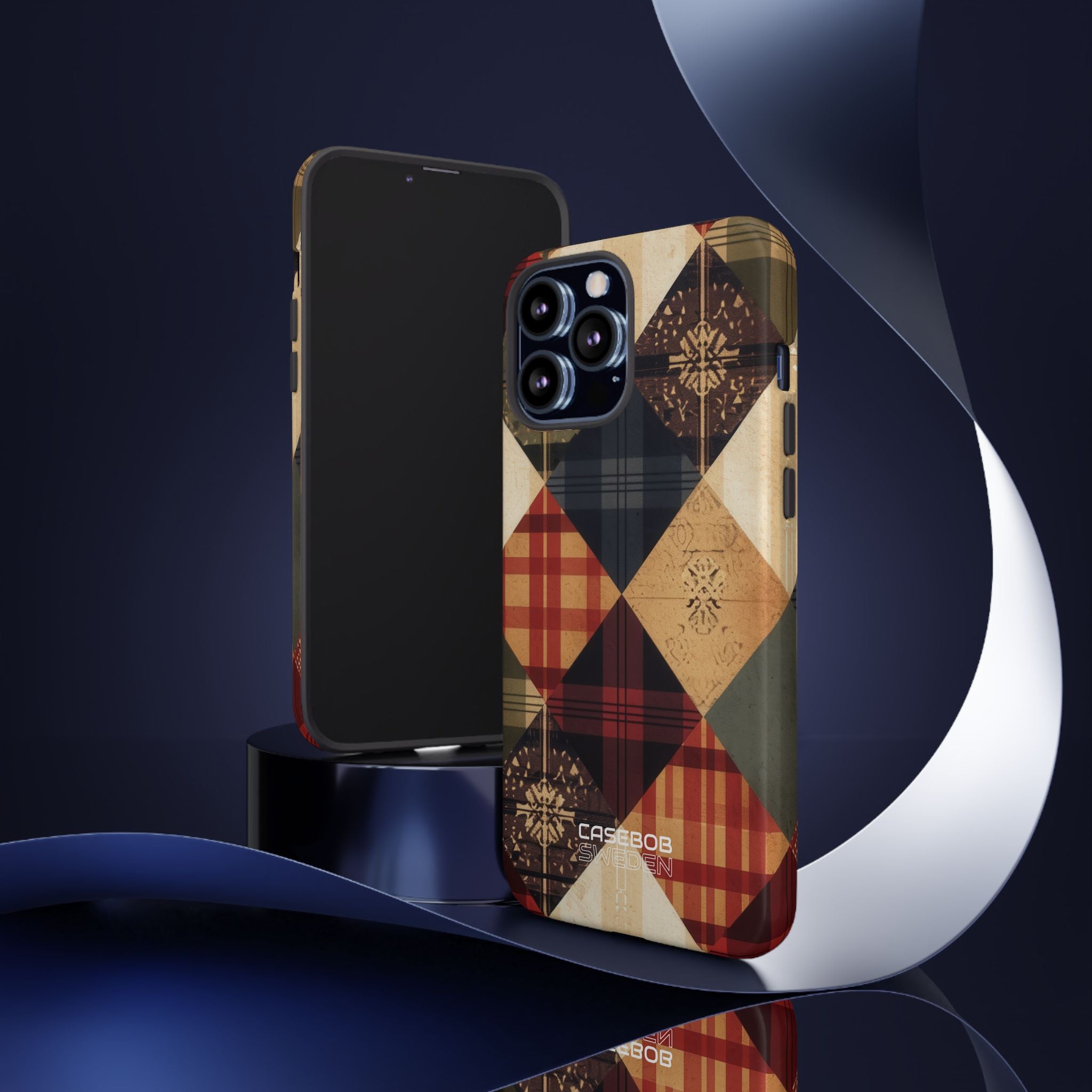 Rustic Quilt Charm iPhone 13 - Tough