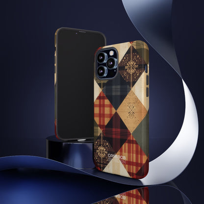 Rustic Quilt Charm iPhone 13 - Tough