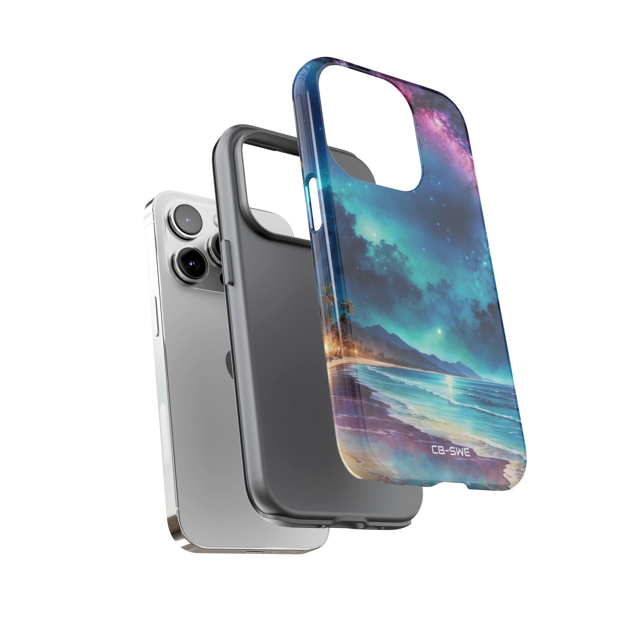 Waves Embrace Stars - iPhone Case