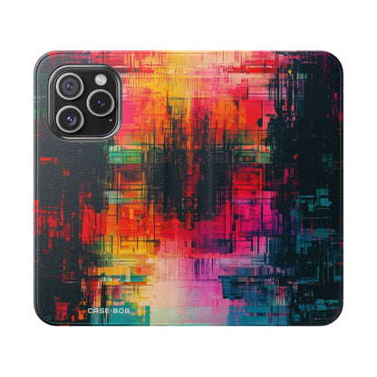 Neon Prism - iPhone 15 Pro Case - Wallet
