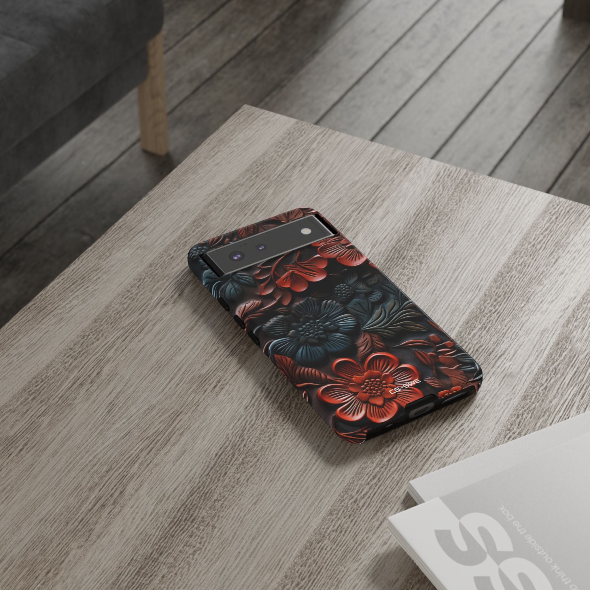 Sculpted Floral Elegance - Google Pixel Case