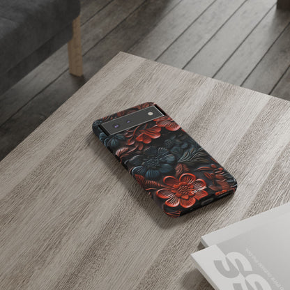 Sculpted Floral Elegance - Google Pixel Case