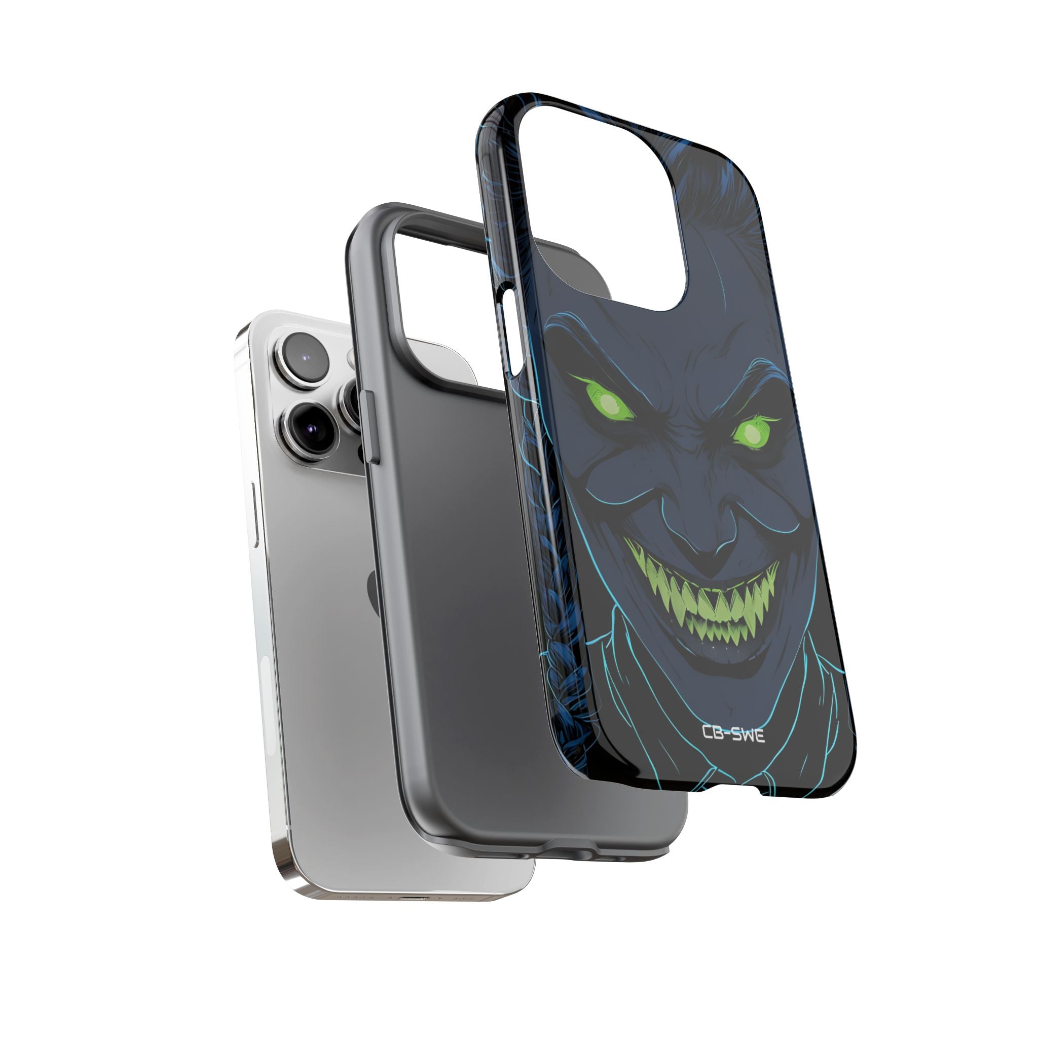 Glowing Eyes Dark Fiend - iPhone Case