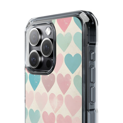 Retro Hearts Symmetry iPhone Case - Impact