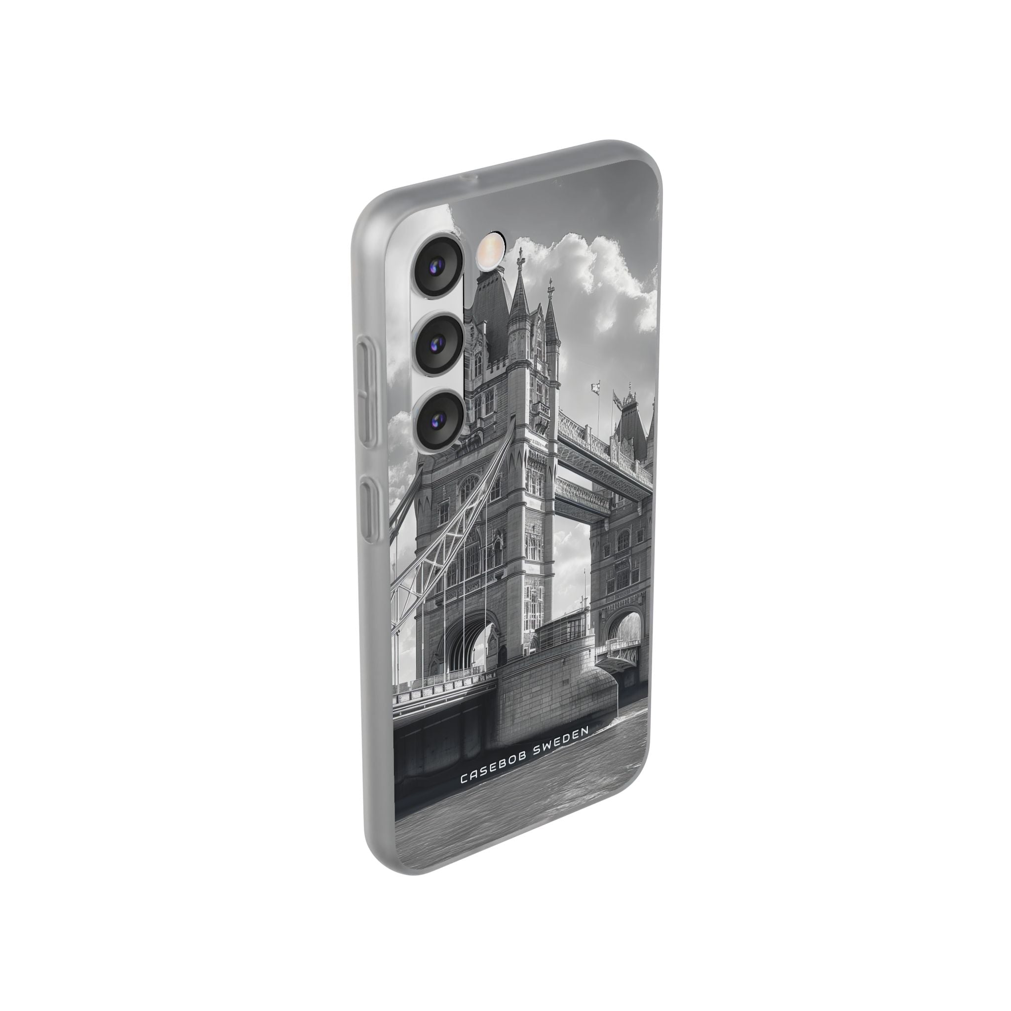 Tower Bridge Monochrome Architecture Study Samsung S23 - Flexi Phone Case