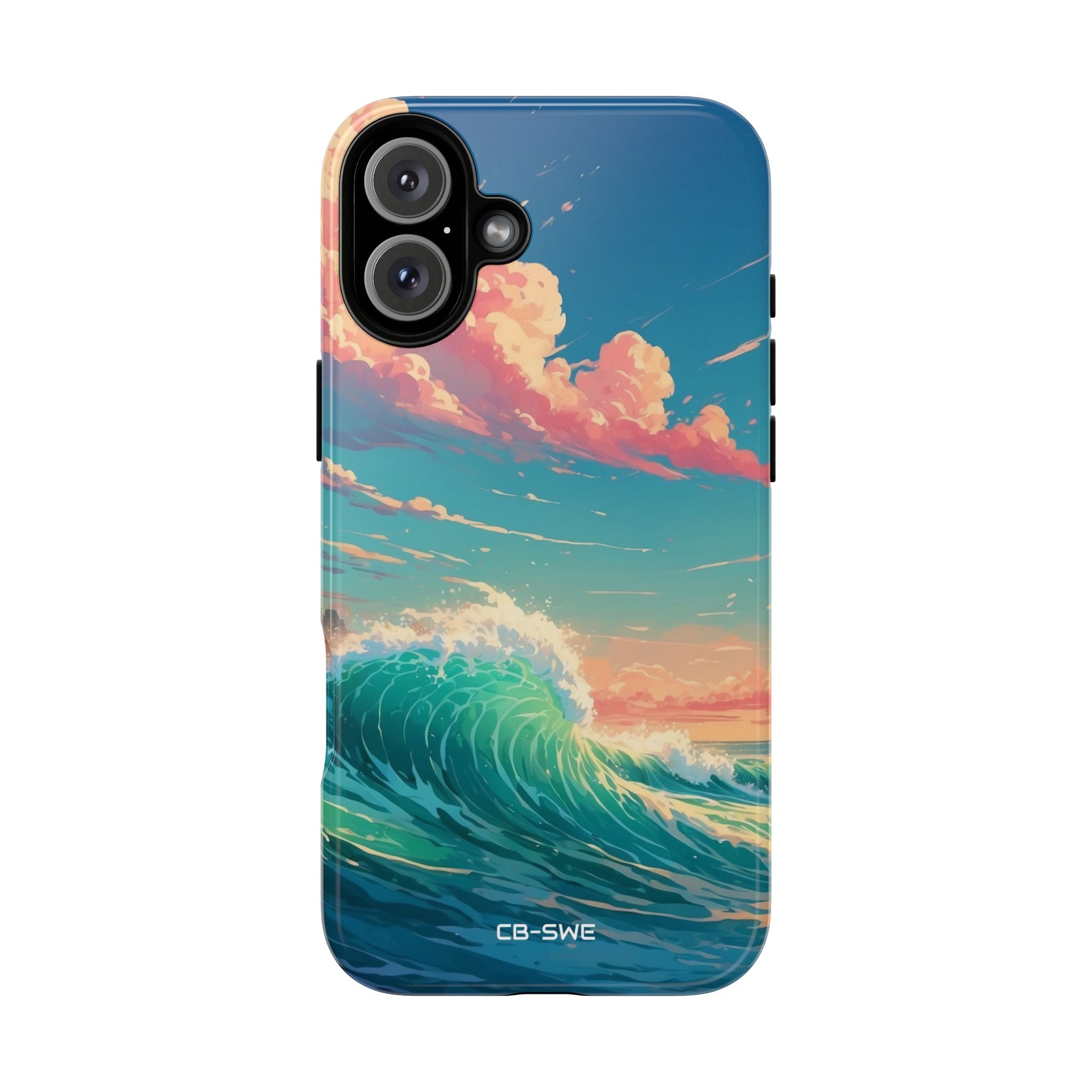 Waves Embrace Sunlight - iPhone Case