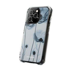 Tranquil Poppy Bloom - Phone Case for iPhone (Clear Impact - Magnetic)