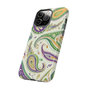 Paisley Pastell Eleganz - Schutzhülle fürs Handy