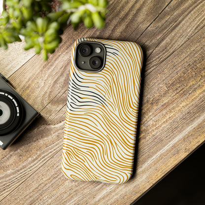 Linear Yellow Chic - Protective Phone Case