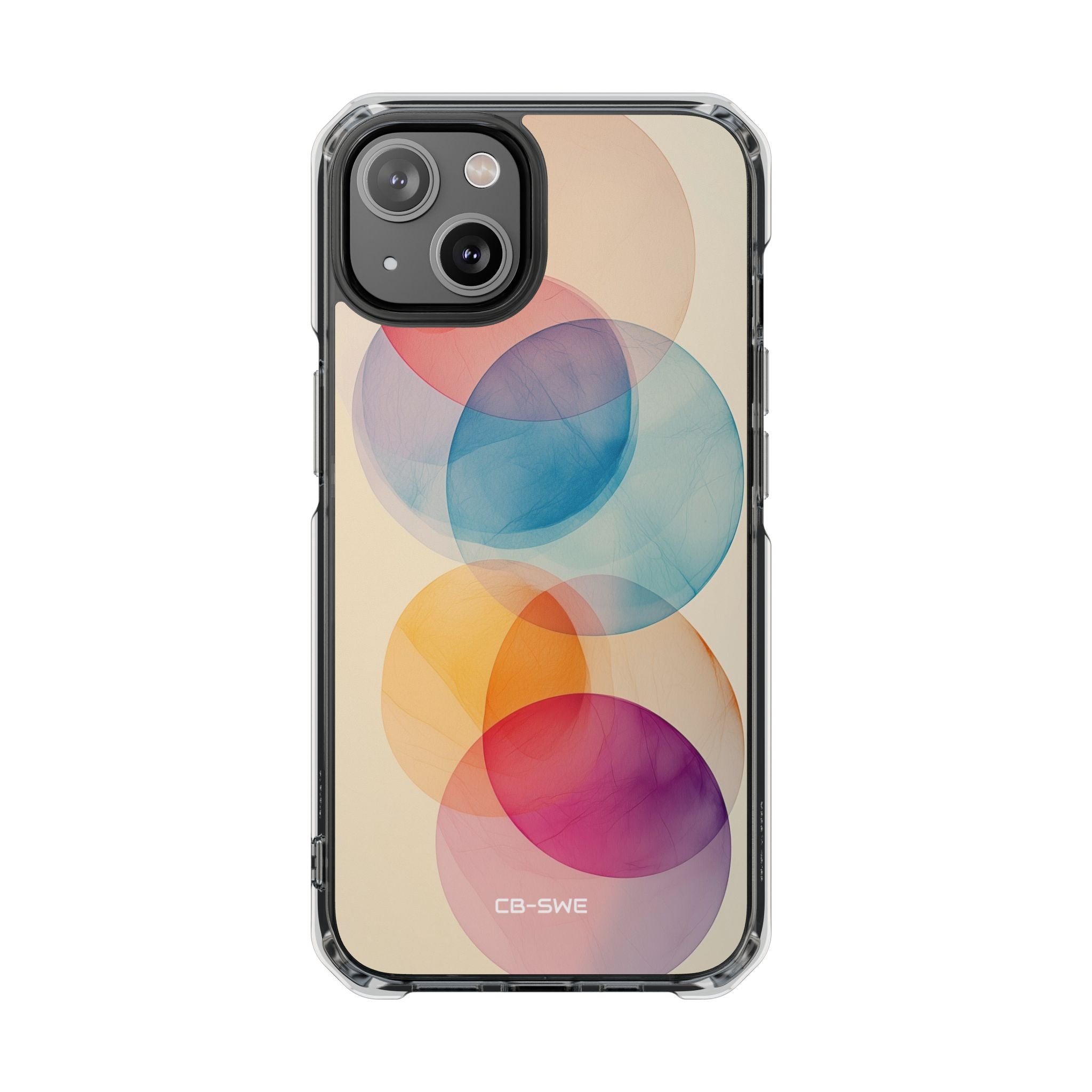 Circles Embrace Light iPhone Case - Impact