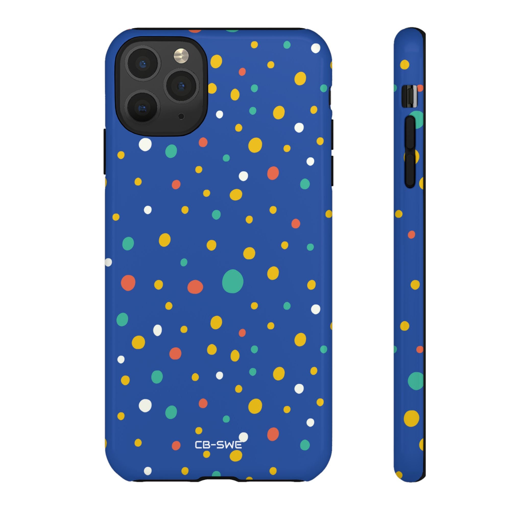 Colorful Dots Dance - iPhone Case