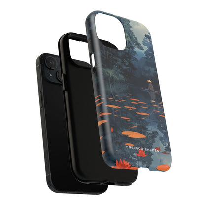 Tranquil Lotus Reflections iPhone 15 | Tough+ Phone Case