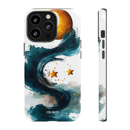 Celestial Waves Dance - iPhone Case
