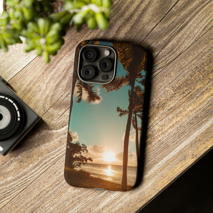 Sundown Palmtrees - Protective Phone Case