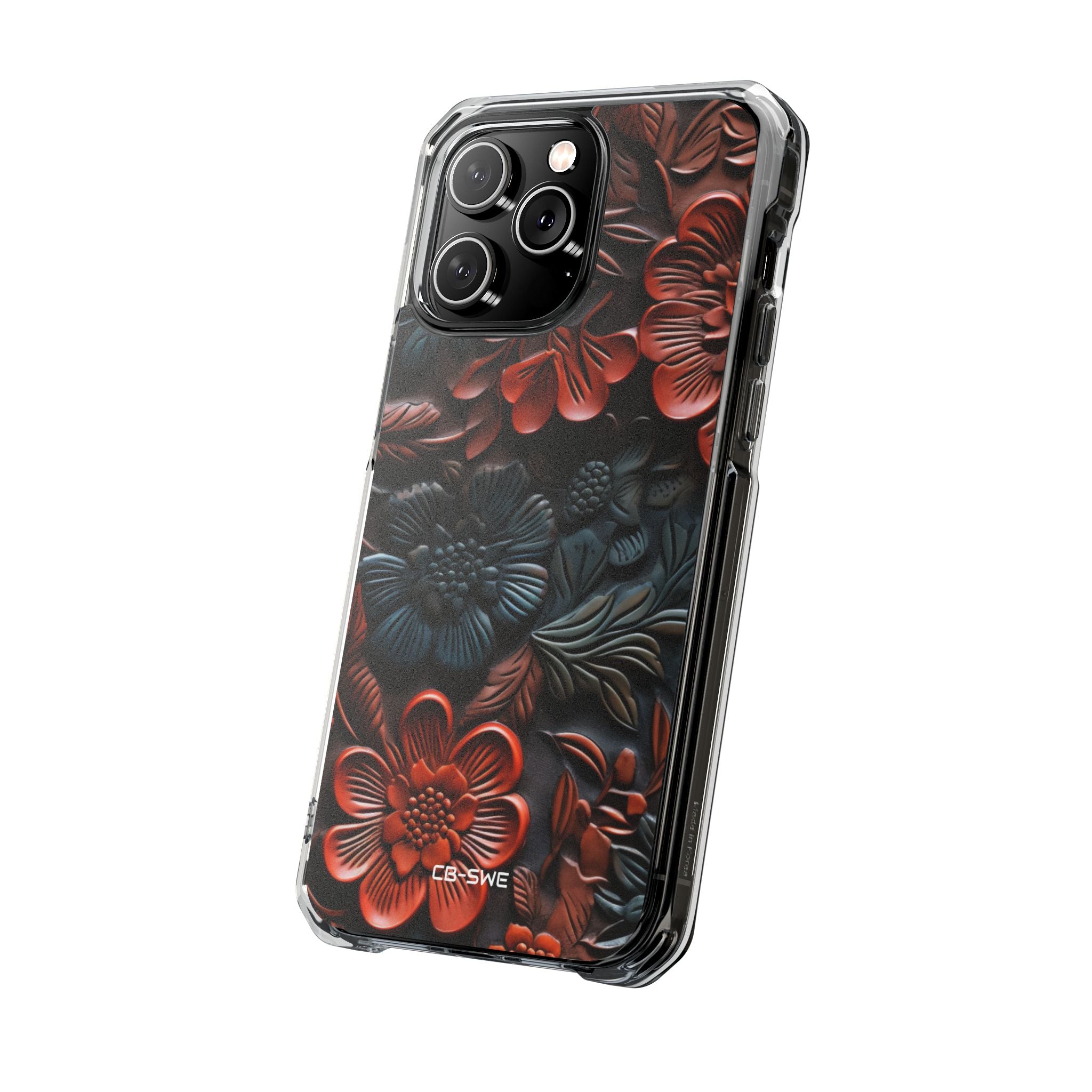 Sculpted Floral Elegance iPhone Case - Impact