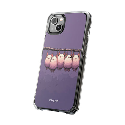Bats Hang Playfully iPhone Case - Impact