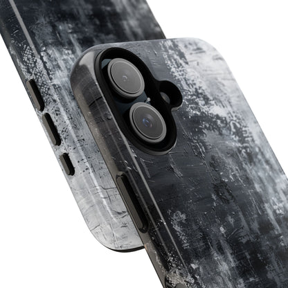 Textured Blackscape iPhone 16 Pro Case - Tough