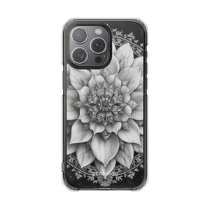 Celestial Mandala Harmony – Handyhülle für iPhone (Clear Impact – Magnetisch) 