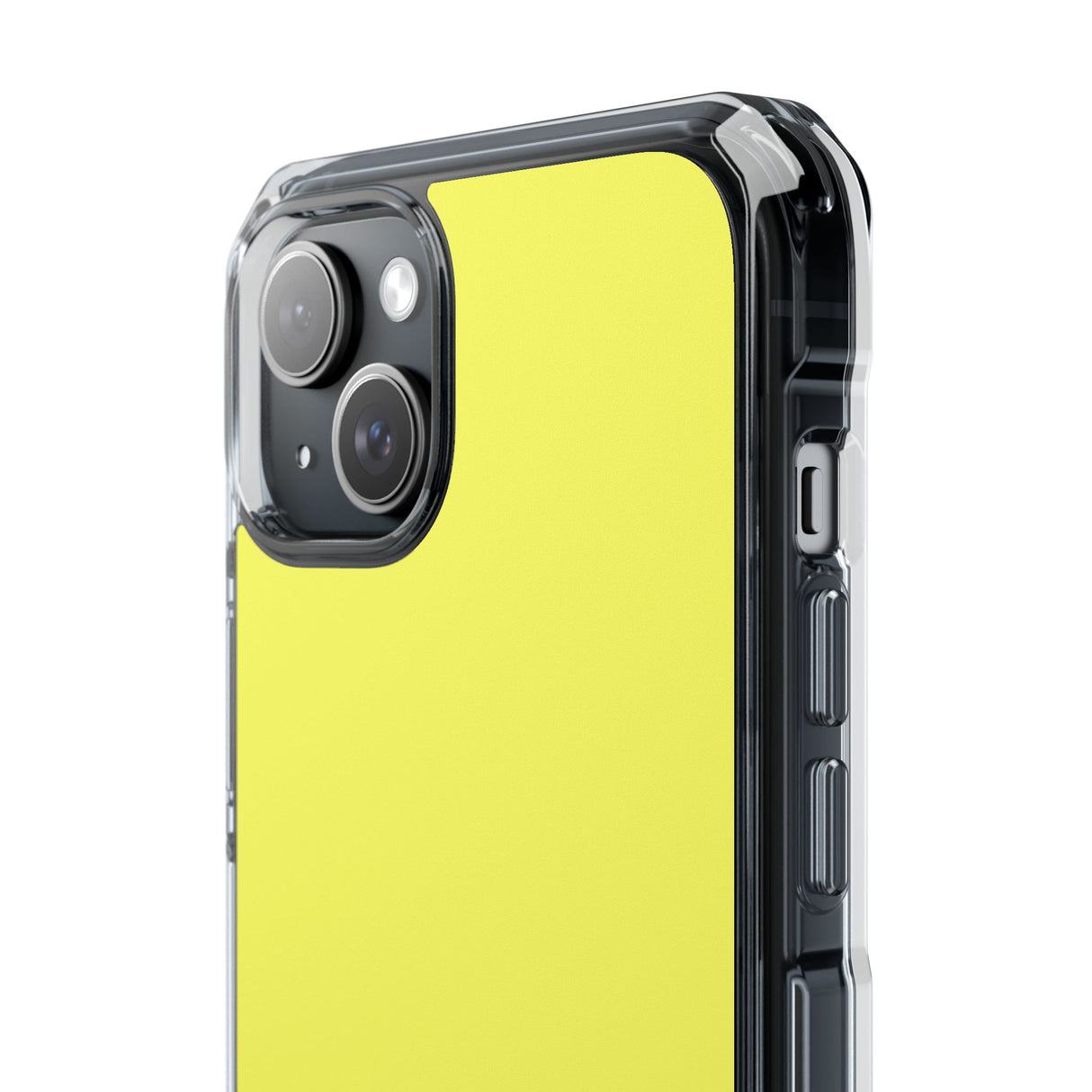 Laser Lemon | Handyhülle für iPhone (Clear Impact Case - Magnetisch) 