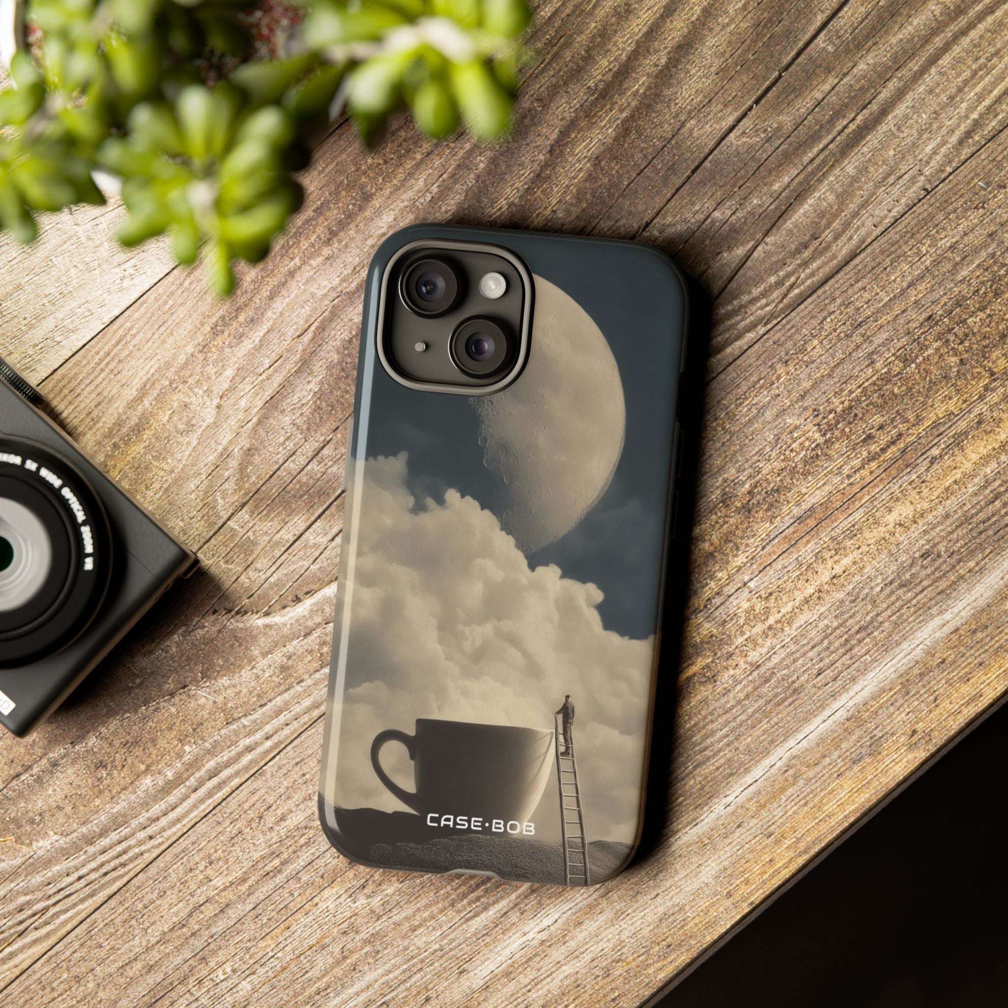 Moonlit Cup iPhone 15 Case - Tough