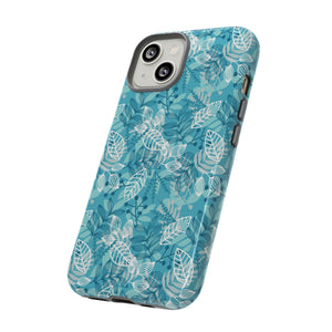 Spring Blue Leaf - Protective Phone Case