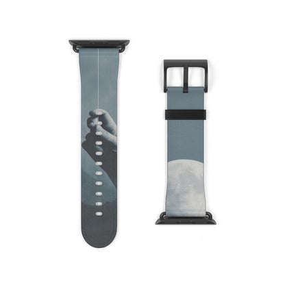 Moon Balloon Blue - Watch Band