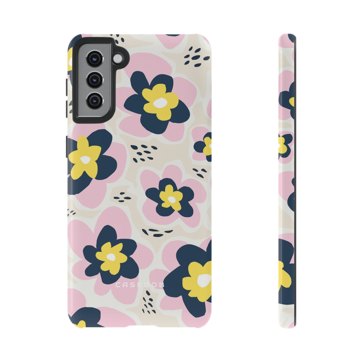 Pink Happy Flower - Protective Phone Case