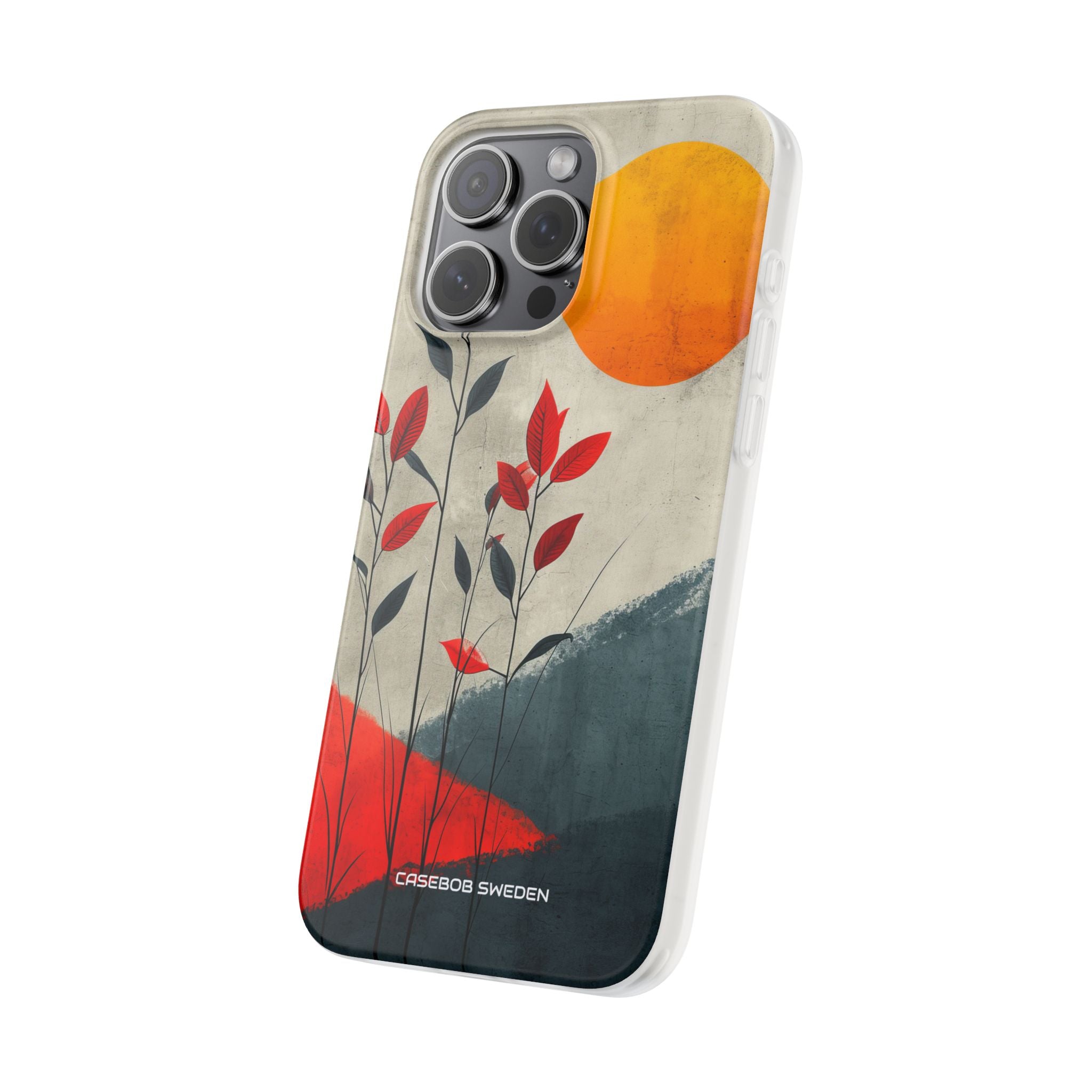 Gray Sunscape - Flexi iPhone 15 Phone Case