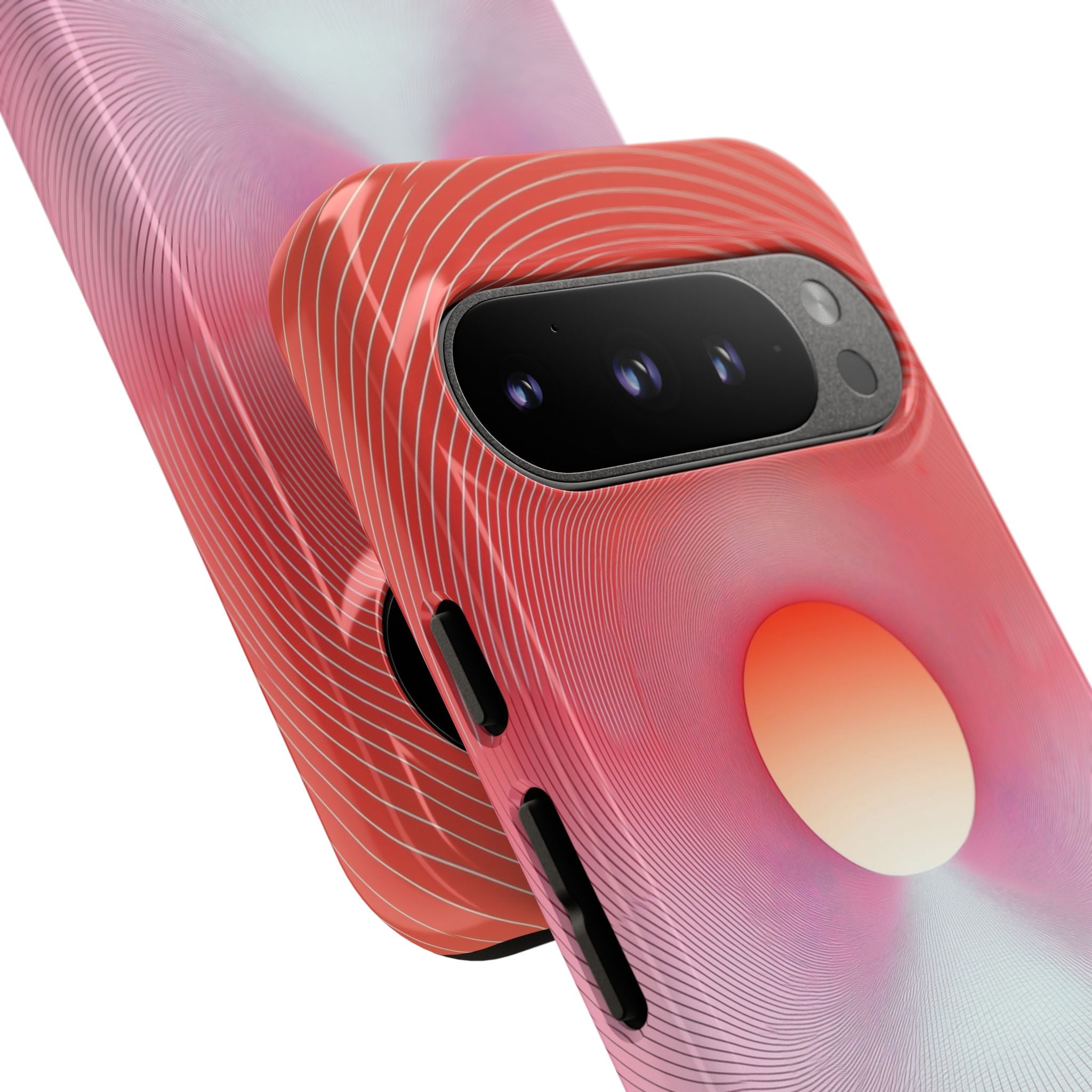 Orange Portal Google Pixel 9 Pro Case - Tough