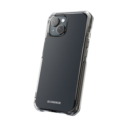 Gun Metal - Clear Impact Case for iPhone