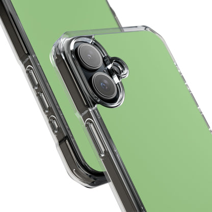 Pale Green iPhone 16 - Clear Impact Phone Case