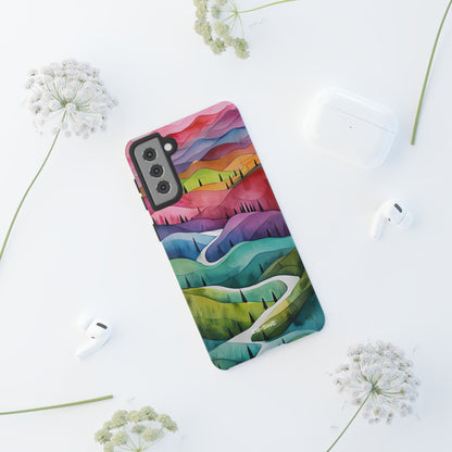 Whimsical Colorful Valleys - Samsung Case