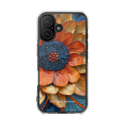 Mosaic Blossom Harmony iPhone 16 - Clear Impact Phone Case