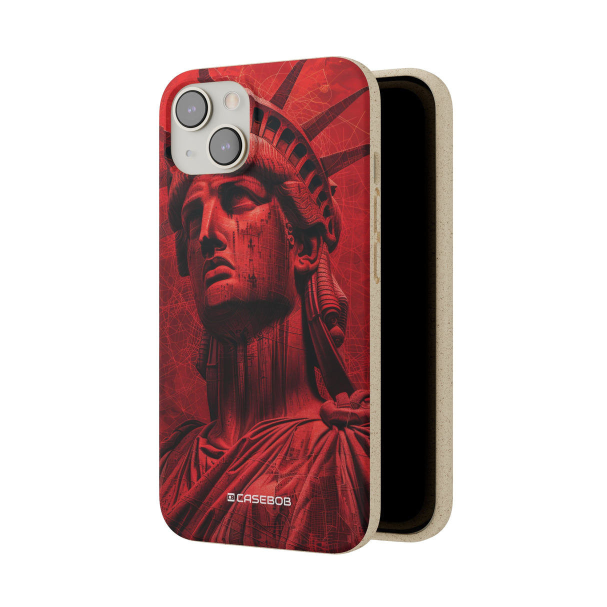 Red Liberty Revolution | Biodegradable Phone Case