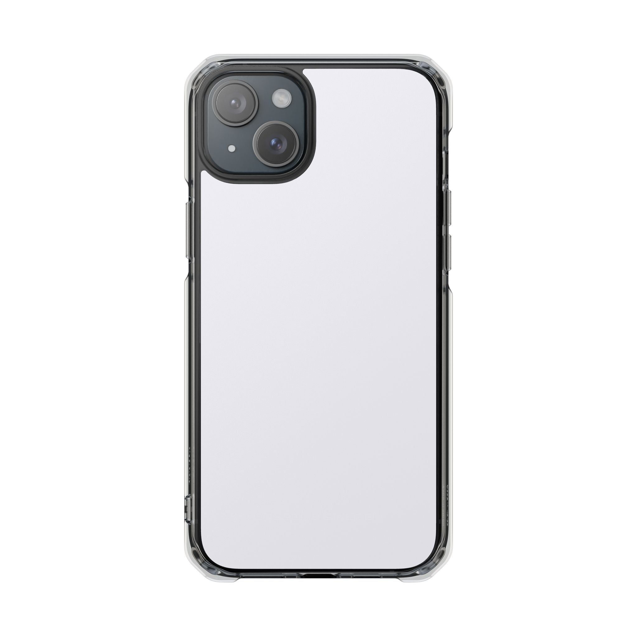 Pearl White - Clear Impact iPhone 15 Phone Case