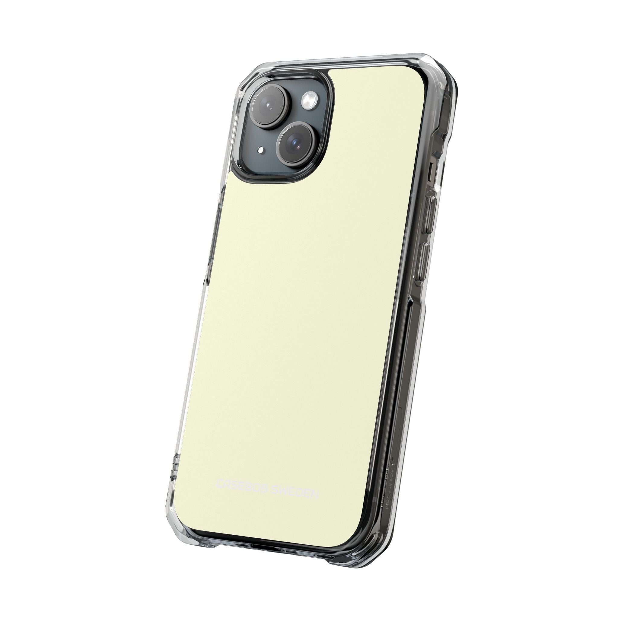 Pastel Yellow - Clear Impact iPhone 15 Phone Case