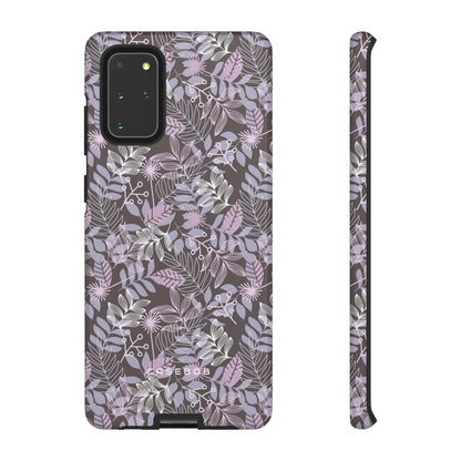 Dark Purple Leaf - Protective Phone Case