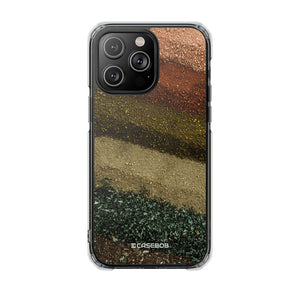 Earth Tone Pattern | Phone Case for iPhone (Clear Impact Case - Magnetic)