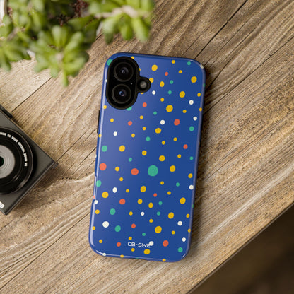 Colorful Dots Dance - iPhone Case