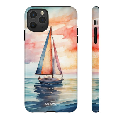 Sailboat Glides Calm - iPhone Case