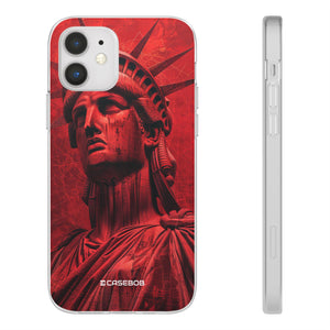 Red Liberty Revolution | Flexible Phone Case for iPhone