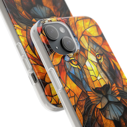 Lion Radiance iPhone 15 Plus Case - Soft