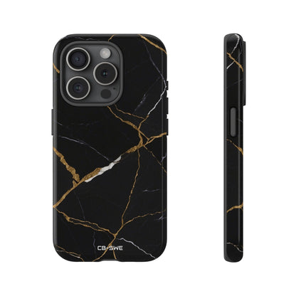 Golden Veins Emerge - iPhone Case
