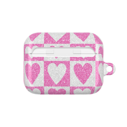 Glitter Heartgrid - AirPods Case