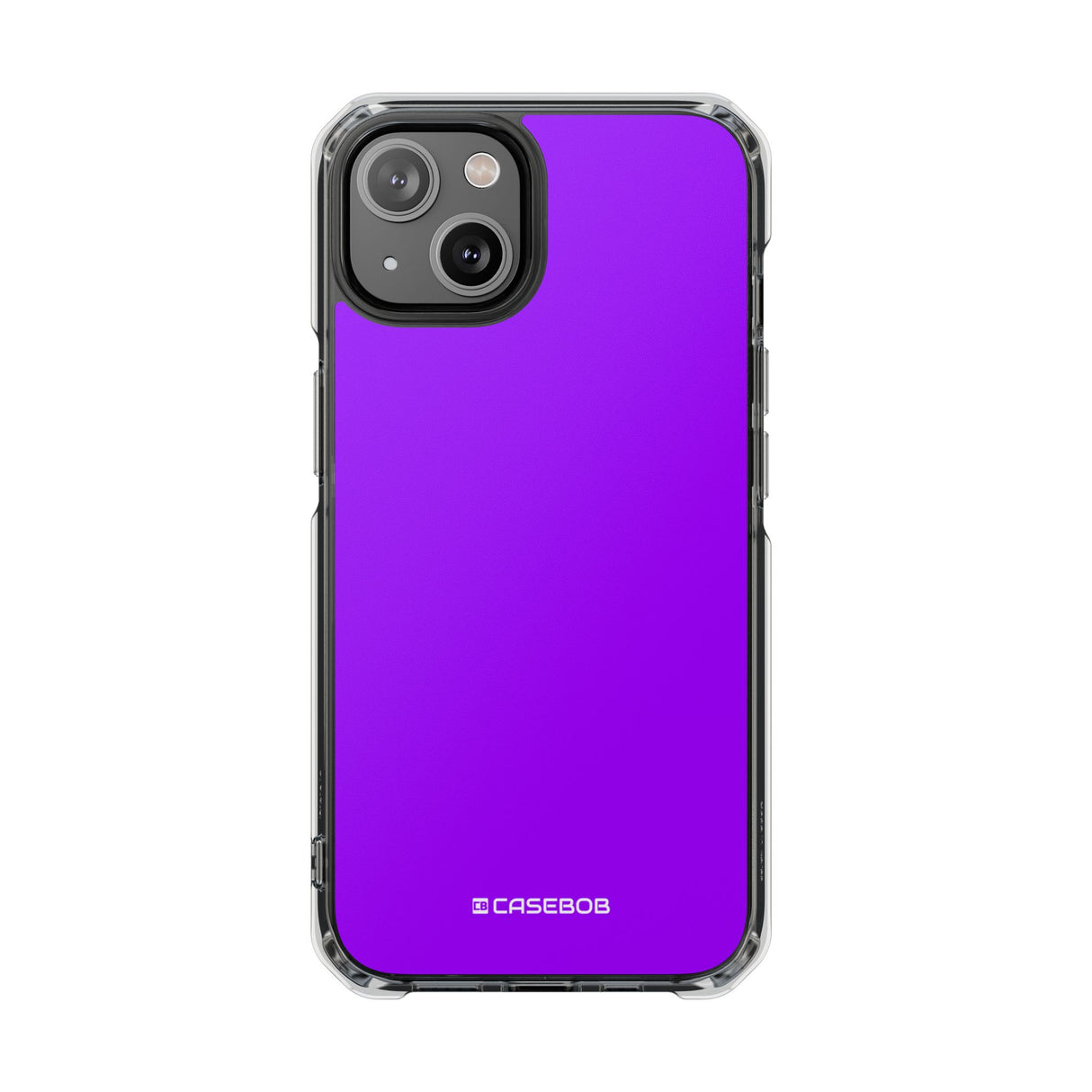 Vivid Violet | Handyhülle für iPhone (Clear Impact Case - Magnetisch) 