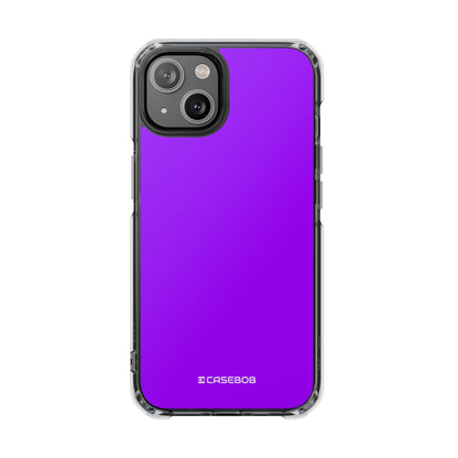 Vivid Violet - Clear Impact Case for iPhone