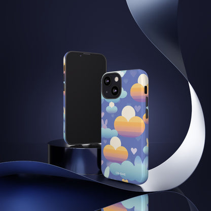 Bunnies Dance Among Clouds - iPhone Case