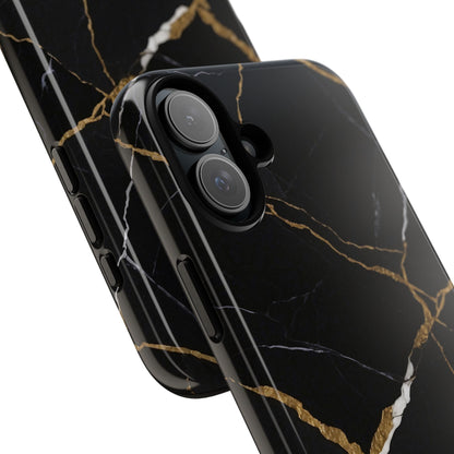 Golden Veins Emerge - iPhone Case