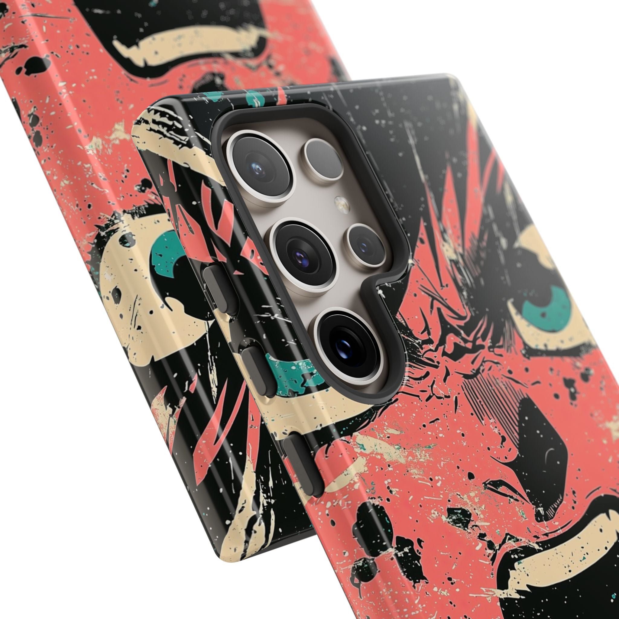 Screaming Face Pink Samsung S24 Ultra Case - Tough